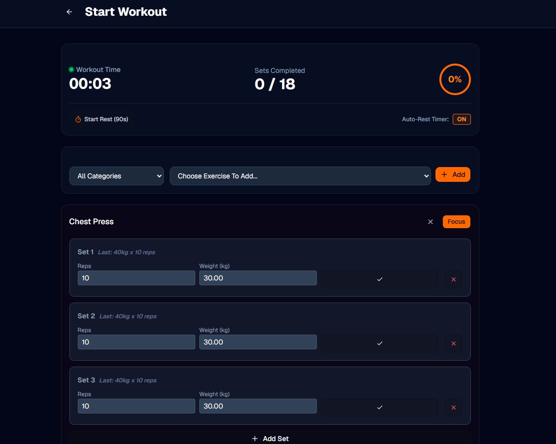 Website Tracking Progres Gym Gallery Image 1